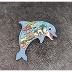 HD Marketim Magnet Balık Caretta Kule Buzdolabı Süsü Ahşap Magnet Mıknatıslı Hediyelik Eşya Çok Renkli