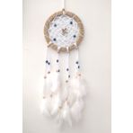 Hd Marketim Nazar Boncuklu Düş Kapanı Dreamcatcher Ev Dekor Kuş Tüyü Duvar Süsü