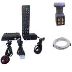 HD UYDU 4 LÜ LNB 20 MT UYDU ANTEN KABLOSU SET