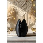 HD1001 Büyük Kahve Çekirdeği Vazo Bohem Modern Ev Dekoru Biblo Büyük Boy Masa Süsü Kahve Köşesi (20x14cm)