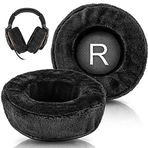 HD668B, SR850, ATH-A900, ATH-AD500X, ATH-A700, AD700X, AD900X, ATH-A990z, ATH-R70X, ATH D700X, AD1000X, AD2000X Kulaklıklar ile Uyumlu Yedek Kulak Pedleri (Kadife Siyah)