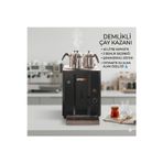 Hdf Omake 40 Litre Şamandıralı Çay Kazanı - 3 Demlikli Otomatik Su Almalı Profesyonel Cafe Tipi