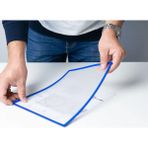 Hdg 10 Adet Mavi 21x30 cm A4 Şeffaf Mıknatıslı Manyetik Evrak Tutucu