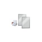 Hdg 2 Adet Yapışkanlı Alüminyum Renk Çift Mıknatıslı Şömiz Magnet Resim Çerçeve Duyuru Pano 10X15 Cm
