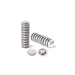 hdg 3M Yapışkanlı Rozet Mıknatısı Yaka Tutucu kartı mıknatısı İsimlik mıknatısı - 17 mm çap - 5 Set