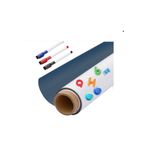 Hdg 60x90 Cm Yapışkanlı Mıknatıslı Manyetik Beyaz Yazı Kağıdı Silinebilir Duvar Mesaj Tablosu 3kalem