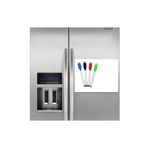 Hdg Buzdolabı Magnet Not Panosu Mıknatıslı Yazı Tahtası Buzdolabı Magneti Pano 30x42 cm + 4 Kalem
