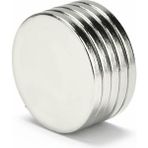 Hdg Çap 18MM x Kalınlık 2mm Yuvarlak Güçlü Neodyum Magnet Mıknatıs - 2 Adet - Gümüş