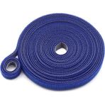 Hdg Kablo Düzenleyici Toparlayıcı Cırtlı Bant Kablo Bağı Sırtsırta Cırt - Mavi - 3 metre