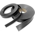 Hdg Kanallı Etiket Raf Magneti , Şerit Mıknatıs, Esnek Magnet -Genişlik ve Metre Seçenekli - 1 Adet - 4 cm genişlik - 10 metre - Siyah