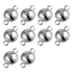 Hdg Mıknatıslı Klips Takı Bileklik Kolye Takı Kapama Aparatı 8 mm Çap- Seçenekli - 10 set