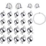 Hdg Mıknatıslı Top Klips Takı Bileklik Ucu Kolye Takı Kapama Ucu - 8 mm çap 10 adet