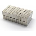 Hdg Neodyum Mıknatıs, Çap 10X10X5 mm Kare Magnet Süper Güçlü Magnet - 10 Adet - Gümüş