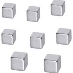Hdg Neodyum Mıknatıs Magnet - 10X10X10MM - 5 Adet - Gümüş