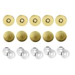hdg Örgü Çanta Cüzdan Mıknatısı Çıtçıt Mıknatıs Mıknatıslı Çanta Çıtçıtı 100 Set 18 mm Altın Renk