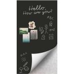 Hdg Yapışkanlı Manyetik Yazı Tahtası Siyah - 35X61 cm - Tebeşir ve Magnet Hediyeli - Mıknatıs Tutar