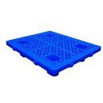 HDIJDY Plastik Paletler, Aşınmaya Dayanıklı Depolama Dunnage Rafı, Garaj Soğuk Depo Fabrika Atölyeleri için Su Geçirmez Nakliye Pedi Platformu, Mavi 70x60x12cm/2 adet