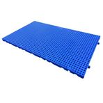 HDIJDY Plastik Paletler, Su Geçirmez Depolama Hafif Izgara Pedi, Nefes Alan Zemin Rafları Tepsisi, Garaj Bodrum için Depo Pet Pedi, İstiflenmesi Kolay, 1 adet 100x60x3cm