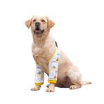 HDKUW Nasırlar için Köpek Dirsek Koruyucu,Ön Bacaklar için Köpek Kurtarma Elbisesi,Dirsek Yaralarını Yalamayı Durdurmak İçin Koni Yaka Alternatifi,Küçük Orta Büyük Köpek Dondurma XL için Dirsek Kapak