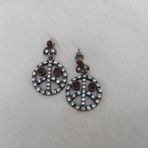 Hdmarketim Otantik Osmanlı Motifli Swarovski Taşlı Işıltılı Hürrem Sultan Modern Eskitme Küpe