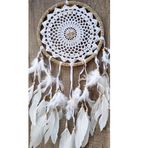 Hdmarketim Pamuk Elişi Düş Kapanı Dreamcatcher Kuş Tüyü Duvar Süsü