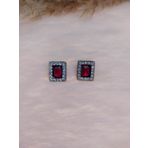 Hdmarketim Swarovski Mürdüm Renkli Işıltılı Taşlı Sallantılı Küpe