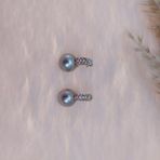 Hdmarketim Swarovski Taşlı İnci Küpe