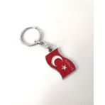 Hdmarketim Türk Bayraklı Çanta Süsü Anahtarlık