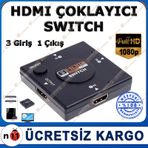 Hdmi Çoklayıcı Çoğaltıcı SWITCH 3 GİRİŞ 1 ÇIKIŞ