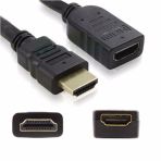 Hdmi Dişi Erkekek Kablo Uzatma Uzatıcı Ara 30Cm