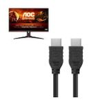 Hdmi Kablo 1.5mt 4K Full HD Premium Yüksek Hızlı AOC Monitör Görüntü Kablosu