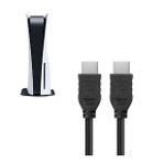 Hdmi Kablo 1.5mt 4K Full HD Premium Yüksek Hızlı PS3 PS4 PS5 Playstation 5 Görüntü Kablosu