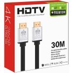 HDMI Kablo 30 Metre 4K Hdtv 2160P 18GBPS Premium Altın Kaplama Uç Yüksek Hızlı Aktarım Plasma LCD Pc - Çok Renkli