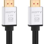 HDMİ KABLO 5 METRE 4K HDTV 2160P 18GBPS PREMİUM ALTIN KAPLAMA UÇ YÜKSEK HIZLI AKTARIM PLAZMA LCD PC SES EKİPMANLARI