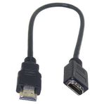 HDMI KABLO ERKEK-DİŞİ 30 CM UZATMA