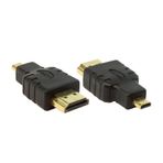 HDMI M / Mikro HDMI M Gold Black Dönüştürücü