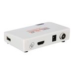 HDMI RF Modülatör Koaksiyel Dönüştürücü, Demodülatör HD Dijital Video Giriş Adaptörü, Analog TV Verici Sinyal Dönüştürücü Kutusu Desteği 480I/480P/576I/576P/720P/720I/1080I/1080P,