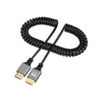 HDMI Spiral Yaylı Uzayabilen Fullhd 4K 60Hz UHD Kablo (0.5-2 Metre)