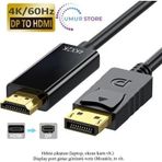 Hdmı To Displayport Çevirici Kablo 1.8 Metre Hdmı Kablo To Display Port Dp 4k Hdr