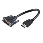 Hdmi To Dvı 18+1 Çevirici Kablo Hdmı-dvı18+1 Çevirici 20cm Kablo