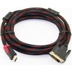 Hdmi To Dvi 24+1 Çevirici Dönüştürücü Monitör Kablosu 1.5 Metre