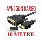 Hdmi To Dvi Kablosu 10 Metre 4254A Bağlanti Kablo Tv Lcd Led Çevi