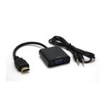 Hdmı To Vga Çevirici + 3.5 MM Ses Kablosu Teknogreen TKD-333