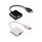 Hdmi To Vga Kablo Çevirici Dönüştürücü Görüntü (489313355) renk-siyah
