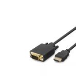 Hdmı To Vga Kablo Pvc 120Hz 1080P 1.8M Siyah Hdx7795