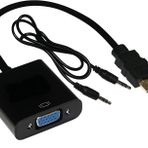 HDMI To Vga Monitör Tv Çevirici Dönüştürücü Kablo