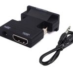 Hdmi to Vga Ses Çıkışlı Hdmi Dişi Vga Erkek hdmi vga çevirici