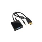 HDMI to VGA Ses Destekli Monitör Görüntü Çevirici Aparat HDMI Çıkışlı Bilgisaya