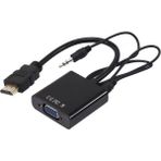 Hdmı To Vga+Audio Çevirici - 1 Adet - Ahşap