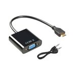 Hdmı To Vga/Av Adaptör ( Çevirici Kablo) Sesli